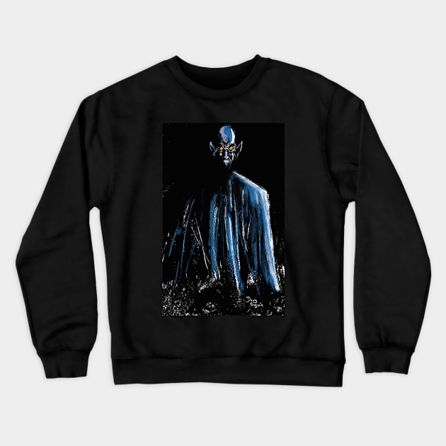 Vampire B Crewneck Sweatshirt by DougSQ